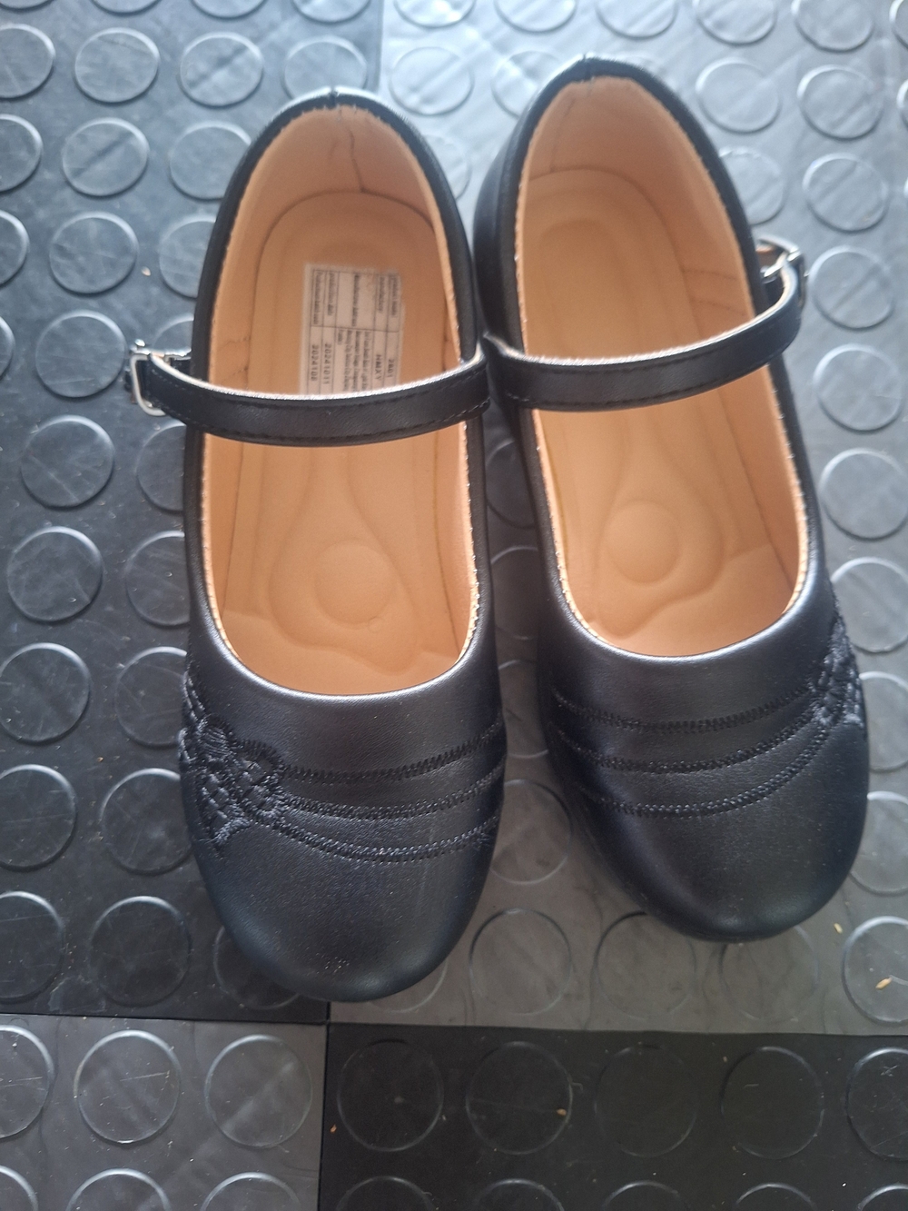 Mary Jane Black Girls' Classic  Shoes with Strap